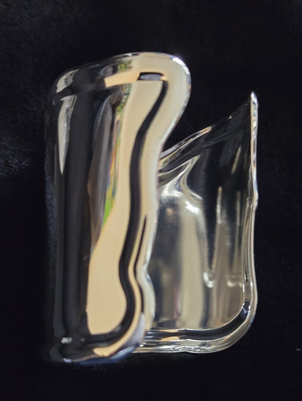 Polished Silvertone Cutout Adjustable Wide Arm Bracelet - Picture 2 of 6